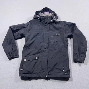 Empyre Snowboard Jacket Women Medium Black 10,000mm Waterproof Hooded Parka - Picture 1 of 7