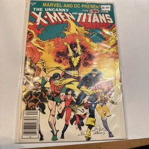 The Uncanny X-Men And The New Teen Titans #1 Newsstand Fn/vf Bg14 - Picture 1 of 7