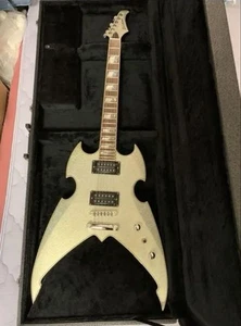 KISS Paul Stanley PS AP 4 Silver Guitar w/Hardshell Case - Picture 1 of 14