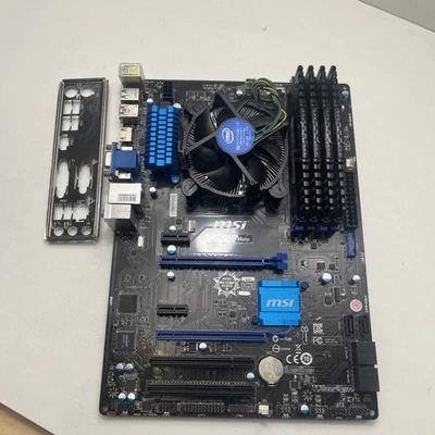 MSI B85-G41 PC Mate Motherboard Socket LGA 1150 WITH I5 CPU 16GB RAM - Image 1 of 3