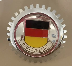Deutschland Auto EmblemAutomobile Car Kühlergrill Badge Emblem Schild 4" Durchmesser - Bild 1 von 5
