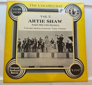 The Uncollected Artie Shaw and His Orchestra Volume 5 - Picture 1 of 1