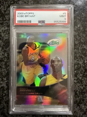 KOBE BRYANT 2003-04 ETOPPS #5 PSA 9 Mint - Image 1 of 2