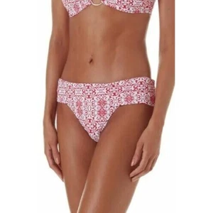 Melissa Odabash Women's Brussels Bikini Bottoms Amalfi Red Size 6 MSRP $115 - Picture 1 of 2