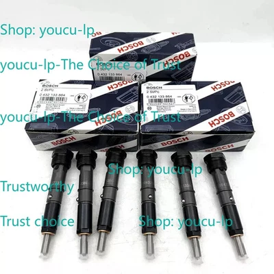 Inyectores de combustible Bosch 6 piezas 50 HP para Dodge Ram 1994-1998 5,9 L diésel Foto 1 de 4