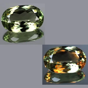 3.40 ct Stunning Oval (12 x 8 mm) Turkey Natural Color Change Diaspore Gemstone - Picture 1 of 4