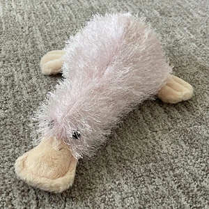 WEBKINZ GANZ Pink Google Platypus Stuffed Animal Toy Plush 11 Inch No Code Clean - Picture 1 of 10