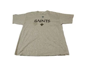 New Orleans Saints Grey XXL T-Shirt Good Condition NFL Football ๐ - Picture 1 of 5