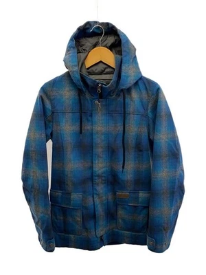 Bonfire PENDLETON W PEND PILGAM JKT Ombre Check Mountain Parka S Wool BLU - Image 1 of 4