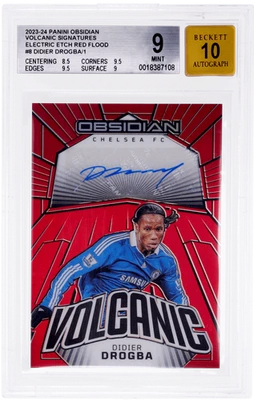 2023 Panini Obsidian Didier Drogba 1/1 BGS 9/10 - Image 1 of 2