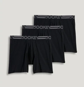 Jockey Herren Active Mikrofaser 9" Midway Slip - 3er Pack Boxershorts Größe Small - Bild 1 von 3
