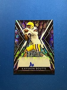 2023 Leaf Exotic Football KALEIDOSCOPE Dragon Auto of Kayshon Boutte #2/2!