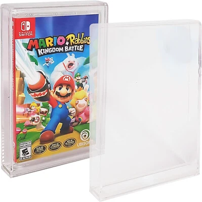  PROTECTOR CAJA PROTECTORA TRANSPARENTE APTO PARA JUEGOS STEELBOOK PLÁSTICO NINTENDO SWITCH Foto 1 de 4
