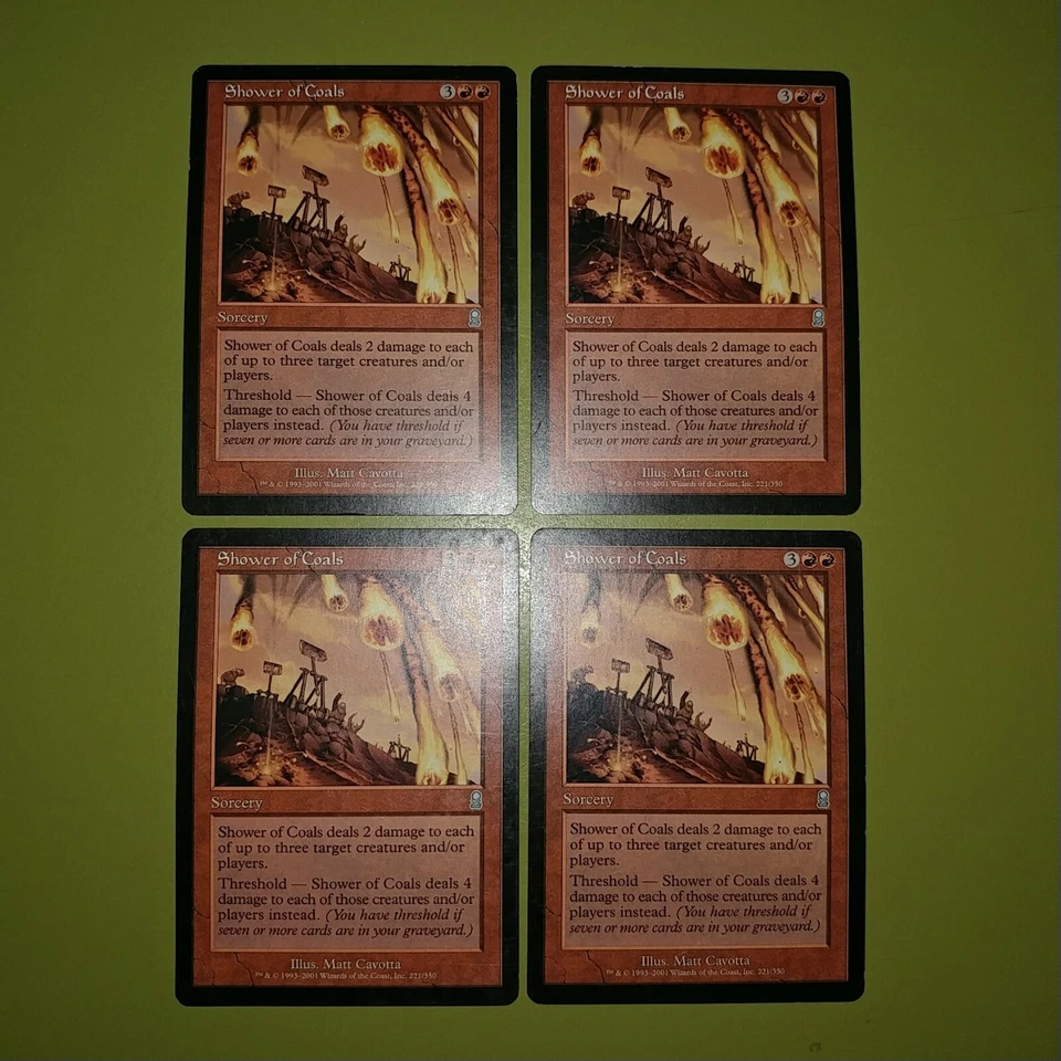 Shower of Coals x4 Odyssey 4x Magic the Gathering MTG  - Image 1 of 1