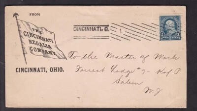TWO SIDES - THE CINCINNATI REGALIA COMPANY, CINCINNATI, OHIO - Image 1 of 2