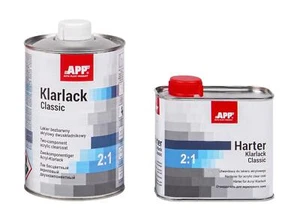 SET APP 020111+020321 HS vernice trasparente Classic 2:1 indurente normale 1,5 L | 1,0 L trasparente - Foto 1 di 4
