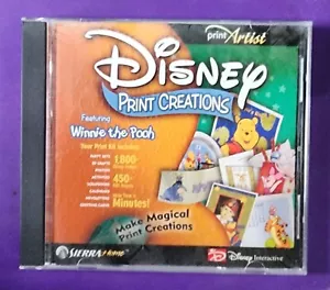 SIERRA Disney Print Creations Collection Featuring Winnie the POOH - Windows PC - Picture 1 of 4