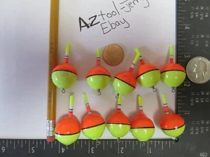 10 NEW WOOD SLIP FLOATS / BOBBERS PANFISH ICE FISHING NO FREEZE UP ON LINE B22 - Picture 1 of 8