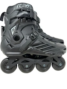 Liku Unisex Adults Black High Quality Professional Inline Skates Size 45 Eur - Picture 1 of 5