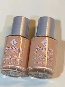 Lot Of 2 Jordana Oil-Free Liquid Foundation in Shade #05 Sand Free Ship #196 - Picture 1 of 3