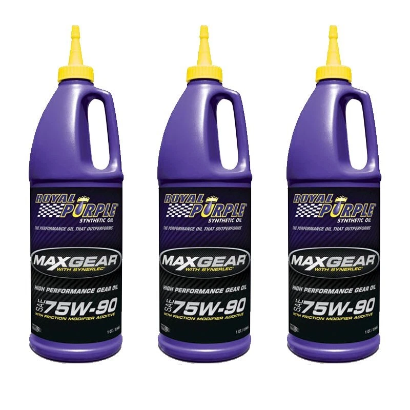 3LT Olio Cambio Sintetico Royal Purple 75W90 Max Gear Trasmissioni Manuali