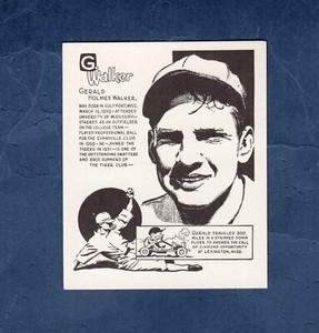 GEE WALKER, Tigers | Vintage 1976 Midwest Sports Collectors Convention (MSCC) NM