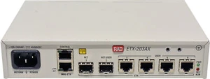 RAD ETX-203AX 6663170000 4-Port RJ-45 GE Carrier Ethernet Demarcation 2x 1G SFP - Afbeelding 1 van 6
