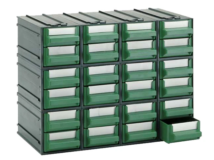 Cassettiera porta minuteria in plastica 24 cassetti MOBIL PLASTIC modello A