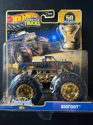Hot Wheels Monster Trucks 50TH Anniversary Trophy Champions BIGFOOT - Image 1 of 3