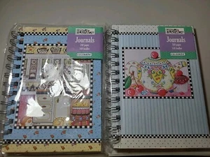 Two Mary Engelbreit Spiral Bound Journal Notebooks Colorbok 2006 NIP - Picture 1 of 3