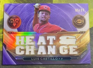 Luis Castillo - 2019 Topps Triple Threads Viola /27 - Rossi - Foto 1 di 2
