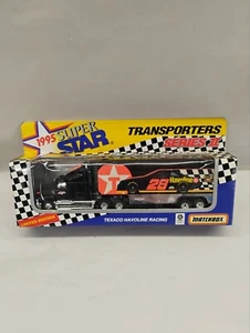 Matchbox 1995 Super Star Transporter Serie II Texaco Havoline #28 Racing Cargo - Foto 1 di 6