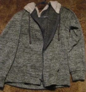 Women's Made for Life long sleeved black and white hoodie size MT - Picture 1 of 1