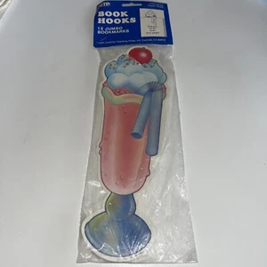 Vintage 1980s CTP Book Hooks Jumbo Bookmark Cherry Soda - One Bookmark Per Order - Imagen 1 de 3