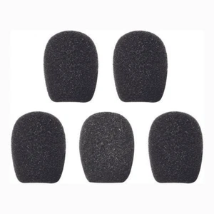 Paquete de 5 esponjas de micrófono SENA negras - Imagen 1 de 1