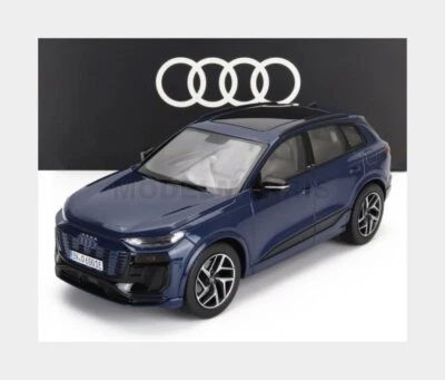 Spark-Model 5012326651 Audi - Q6 E-Tron 2023 - Ascari Blue - 1/18 - Image 1 of 2