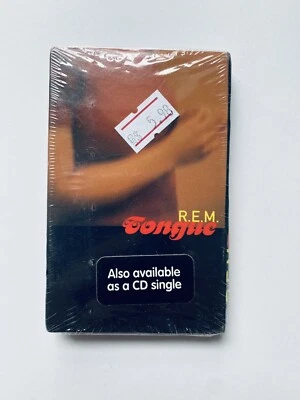REM Tongue Cassette Single Tape SEALED Live Version 1995 USA 1st Press - Image 1 of 4