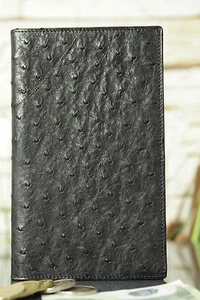 Geldbeutel KRALLE - Echtes Straußen Leder! NEU! Purse ostrich NEW! n1438 - Bild 1 von 3