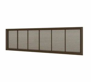 Rejilla De Ventilación Marrón 230Mm X 70Mm Para Puerta De Baño - Imagen 1 de 6