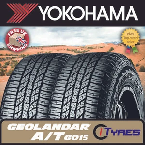 X2 245 65 17 105T YOKOHAMA GEOLANDAR G015 ALL TERRAIN 4X4 TYRES 245/65R17 - Picture 1 of 1