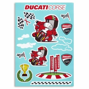 Ducati Corse Cartoon Children Decor Sticker Decal Set New - Picture 1 of 1