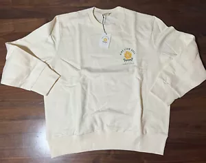 Aime Leon Dore ALD New Balance Sonny League NY Crewneck Sweatshirt Cream Size XL - Picture 1 of 8