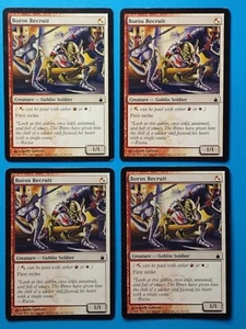 MTG 4x Boros Recruit x4 MP Guildpact Magic the Gathering Playset - Picture 1 of 1