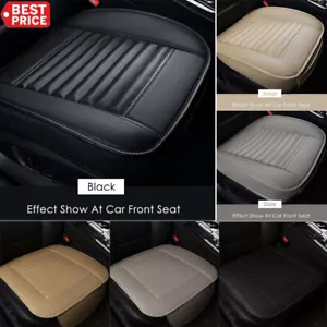 PU Leather Bamboo Charcoal Full Surround 3D Car Seat Cover Protect Cushion Mat - Picture 1 of 17