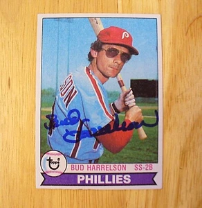 MLB - Topps 1979 Baseball Card #118 "Bud Harrelson" Autograph - EXCELLENT - Picture 1 of 1