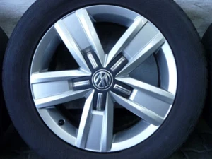ALUFELGEN ORIGINAL VW T5 T6 T6.1 DEVONPORT 7E0601025P SOMMERREIFEN 235/55 R17 - Bild 1 von 9