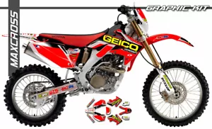 Maxcross Design Graphic kit Full Decal FOR HONDA 2004-2019 CRF250X CRF450X - Picture 1 of 2