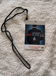 Cordón de fechas de gira de Paul McCartney 2002 de vuelta en EE. UU. - Imagen 1 de 4