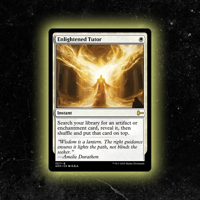 Enlightened Tutor - Custom Magic: The Gathering Card - High-Quality - Image 1 of 4