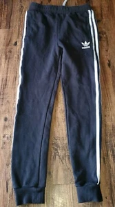 Adidas Black Athletic Sweat Pants L 14 Boys - Picture 1 of 2
